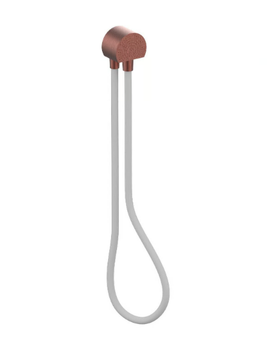 BORGIA 89400W - Stainless steel handshower holder with wall supply elbow by Rubinetterie Frattini - view 3